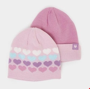 پک دو عددی کلاه بافت برند dunnes store